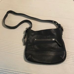 Black Leather Coach Purse